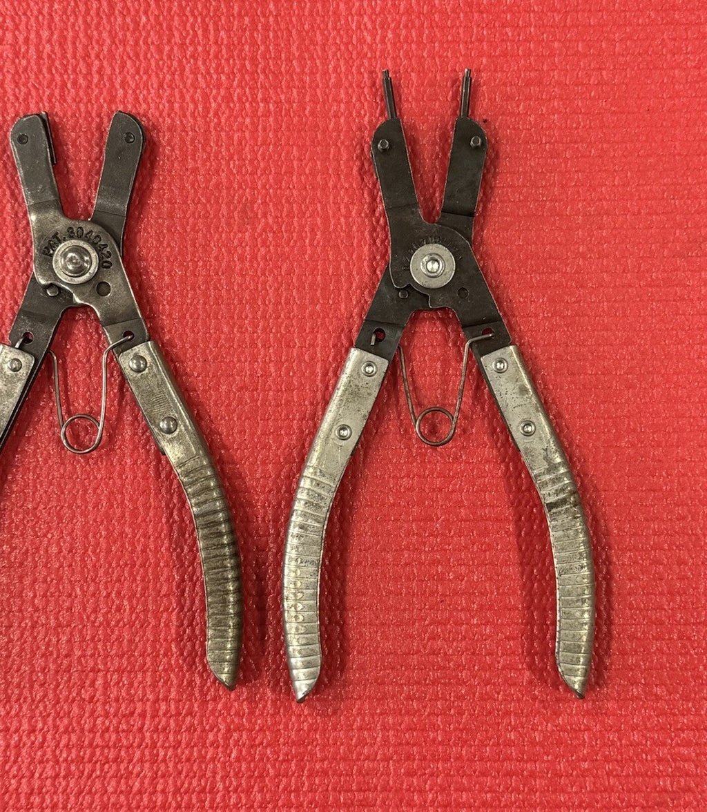 Vintage K-D TOOLS No. 445 Snap Ring Plier 2 Pc Set Made in USA