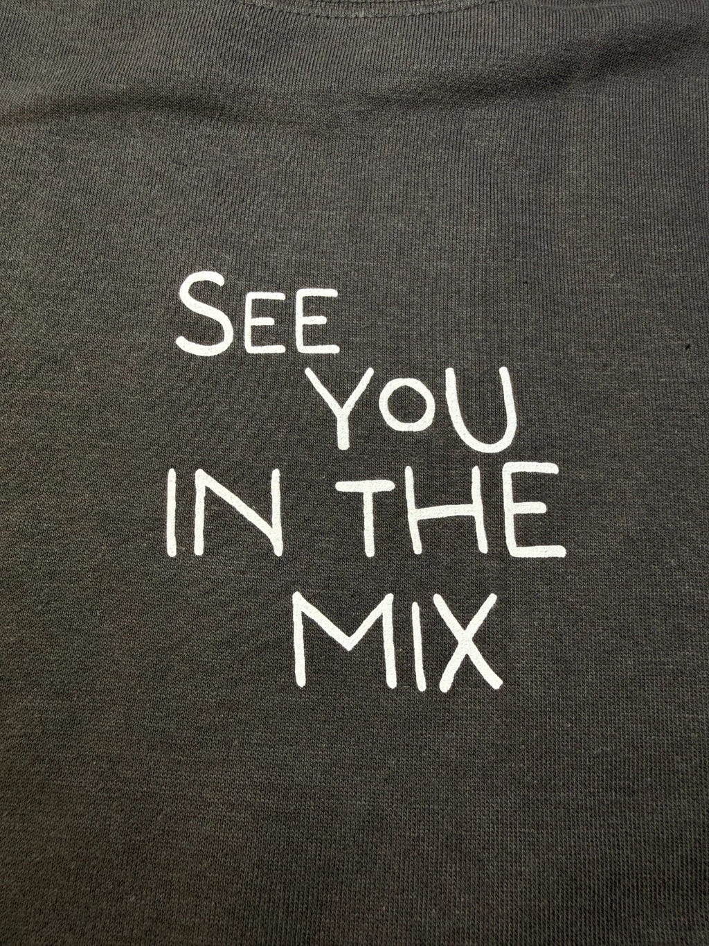NWT TikTok See You In The Mix T-Shirt Men's XL Black Graphic Print Short Sleeve