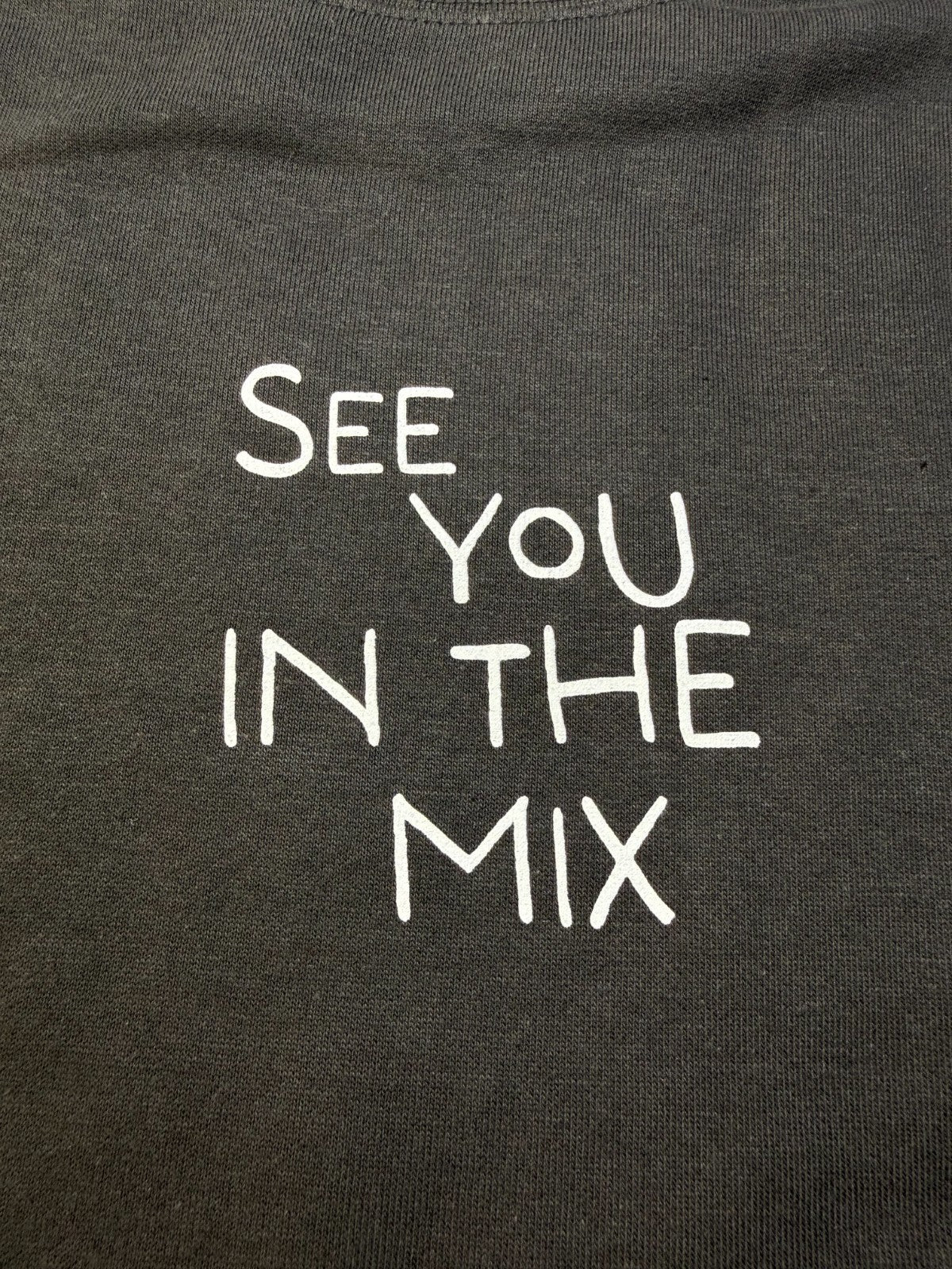 NWT TikTok See You In The Mix T-Shirt Men's XL Black Graphic Print Short Sleeve