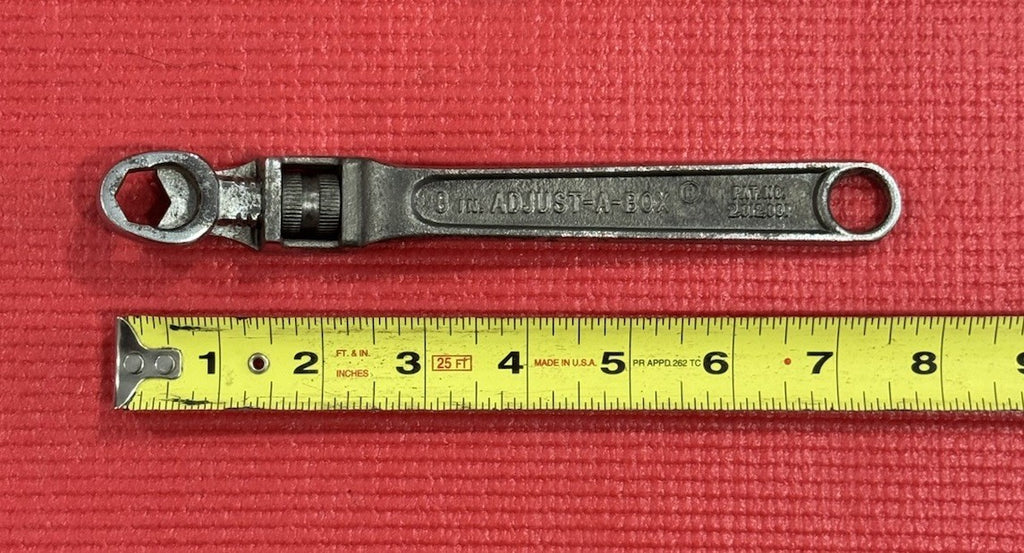 Vintage Adjust-A-Box Adjustable Hex Wrench 8” Forged Alloy Steel Made in USA