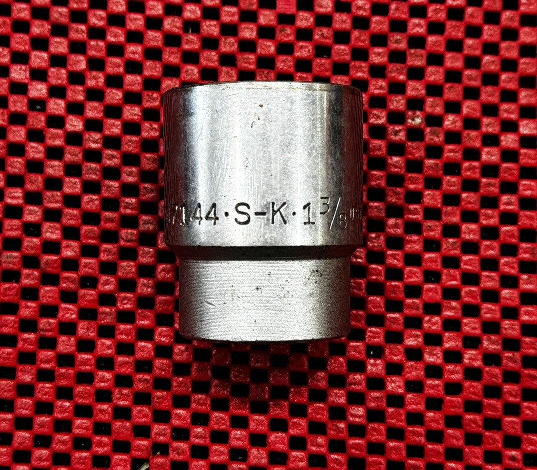 S-K Tools 47144, 3/4" Drive 1-3/8in, SAE 12 Point Socket Made In USA N4