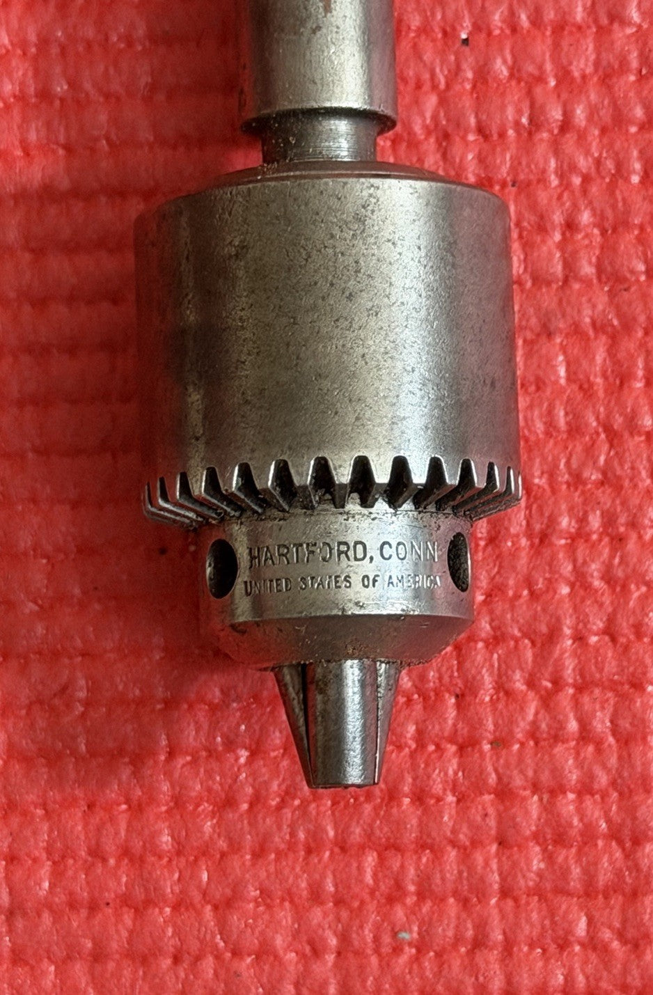 Jacobs No.1A Drill Chuck CAP 0-1/4" Straight Shank Arbor A4001 Hartford Conn USA