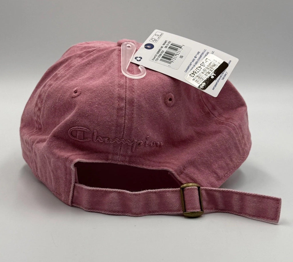Champion New York Golf Hat Washed Pink Adjustable Snapback Baseball Cap Sports