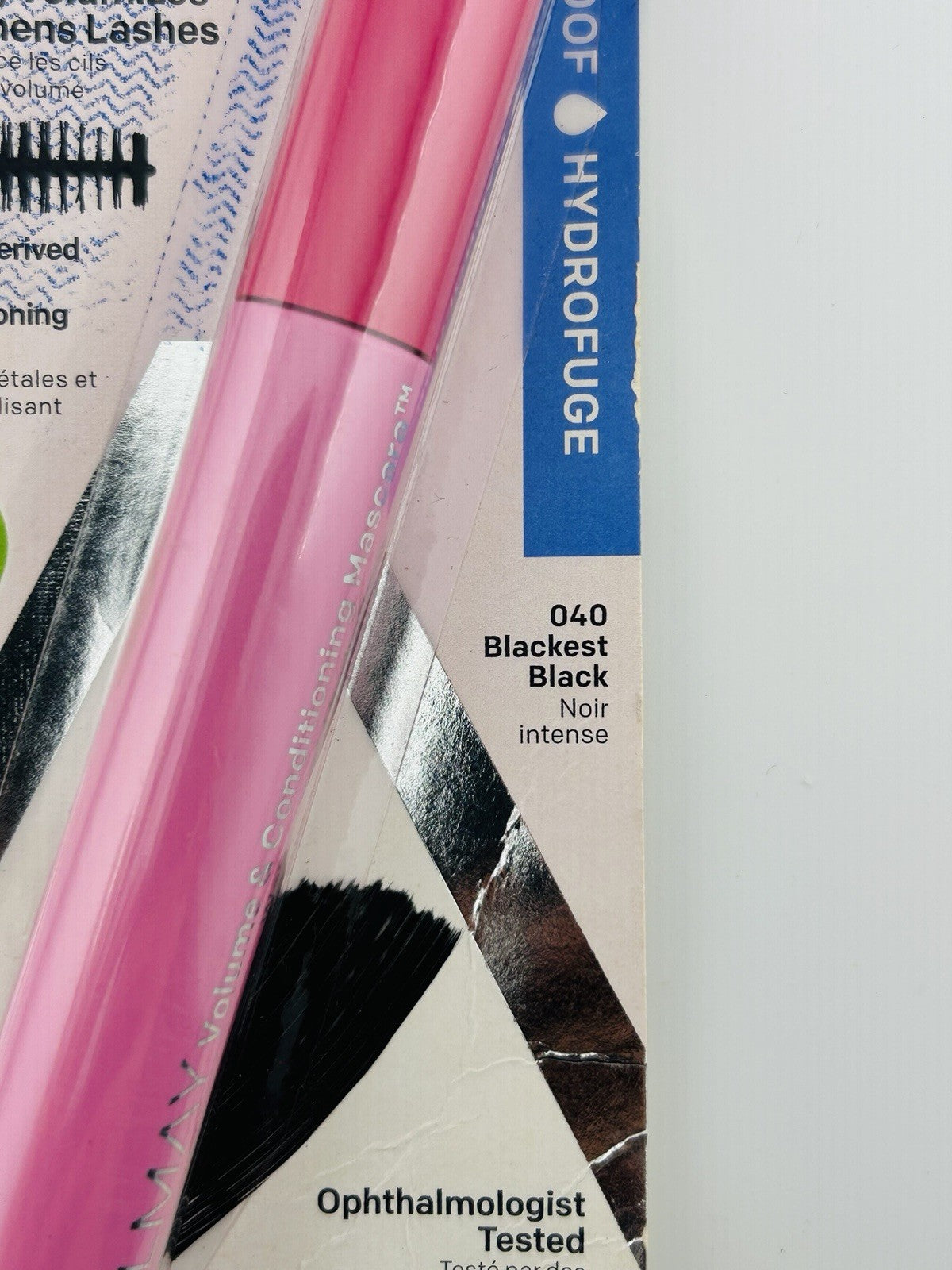Almay Volume & Conditioning Mascara, 040 Blackest Black Waterproof, 0.27 fl oz