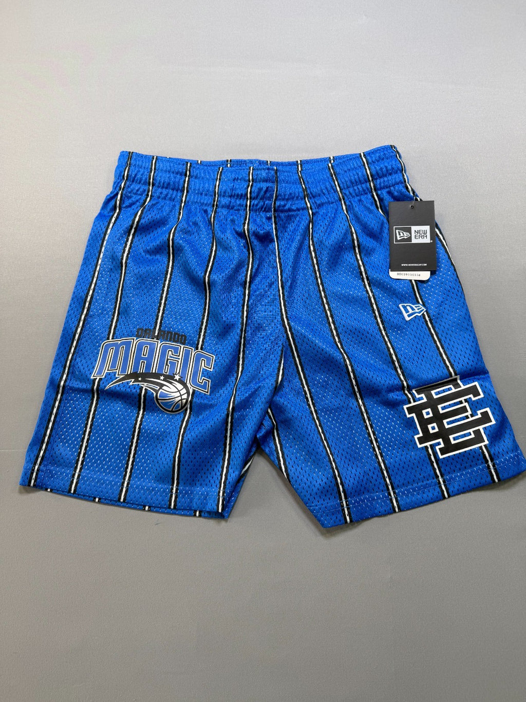 NWT New Era X NBA Eric Emanuel Orlando Magic Shorts Men's Medium Blue Athleisure