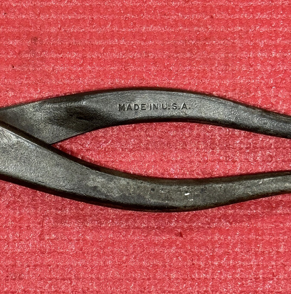 Vintage Chrome Alloy Tools Brake Spring Pliers Made in USA Antique Rare