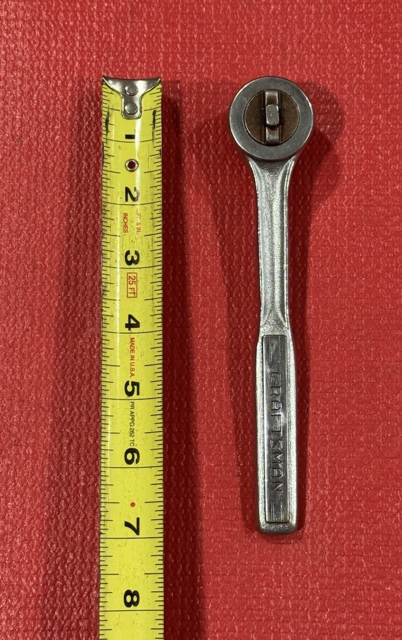 Vintage Craftsman - V- series 3/8" drive Ratchet Thumb Wheel Pat. 3467231 USA
