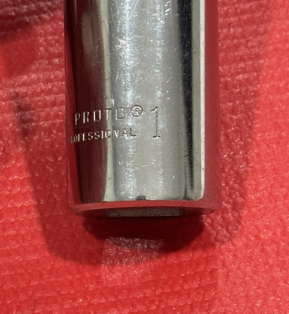 Vintage Proto Professional 5532-HL Deep Socket 1" SAE 6-Point 3/4"Drive USA