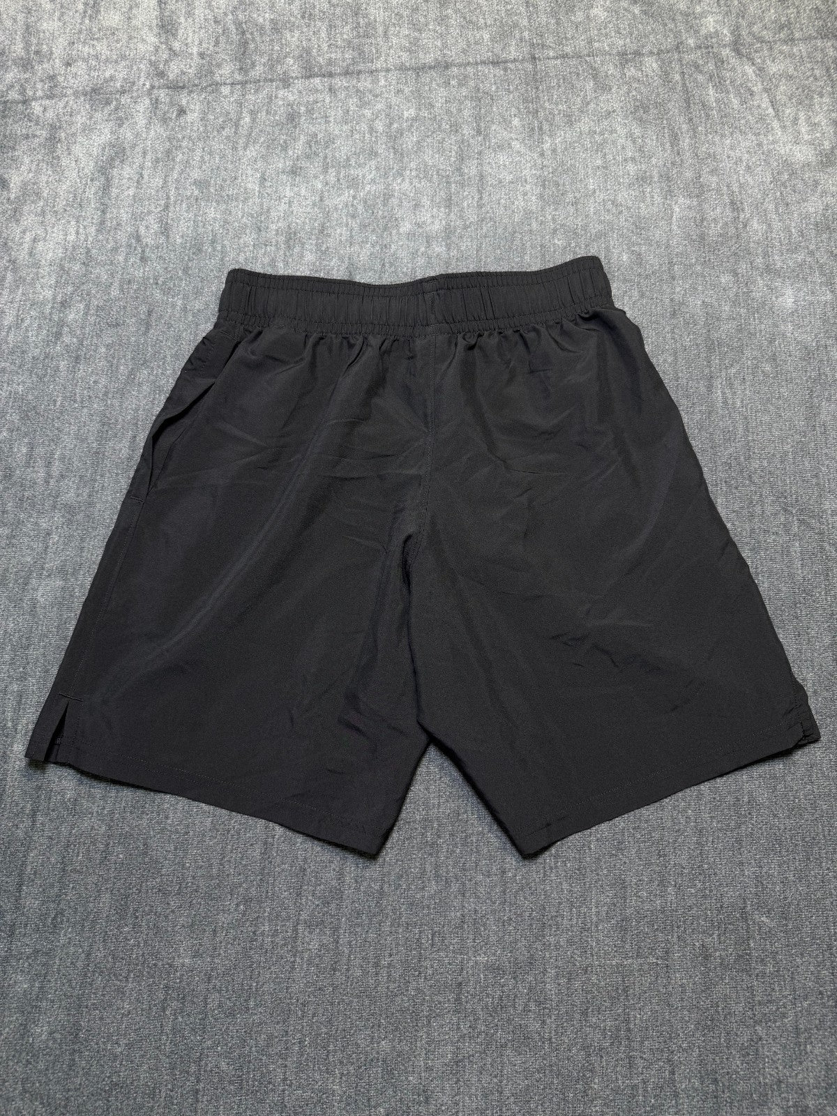 Under Armour Woven Wordmark Shorts Men's Small Black Logo Casual Wear