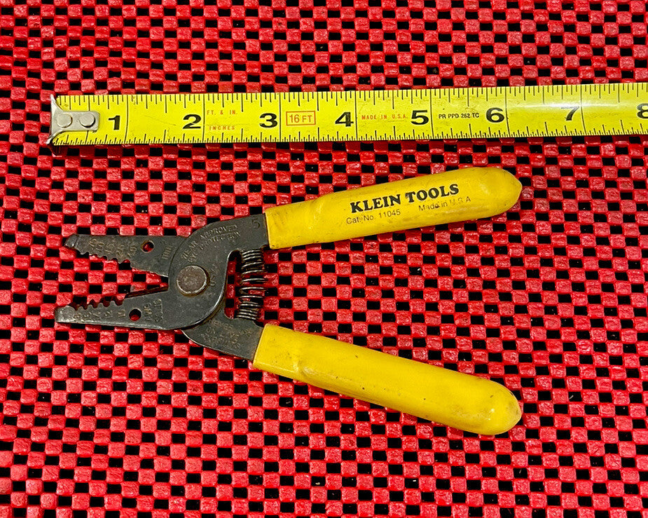 Klein Tools 11045 Wire Strippers 10 - 18 AWG 6" Long Made in USA N3