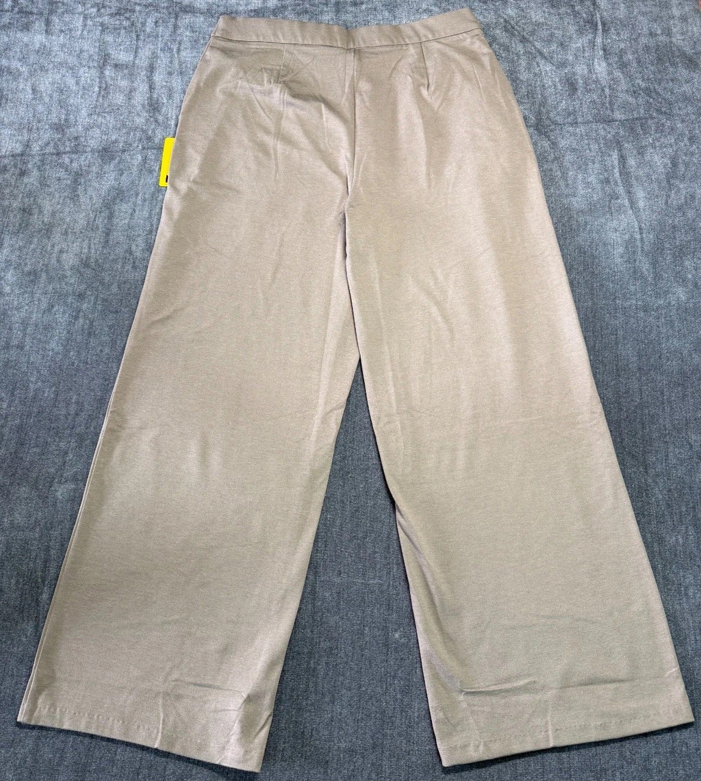 NWT Member's Mark Wide Leg Trouser Women's Medium Slash Pockets Casual Wear