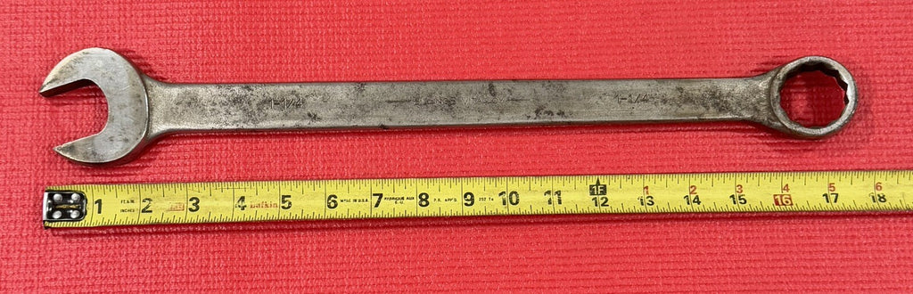 Billings Vitalloy 1173 Combination Wrench  1 1/4” SAE 12 Point Made In USA