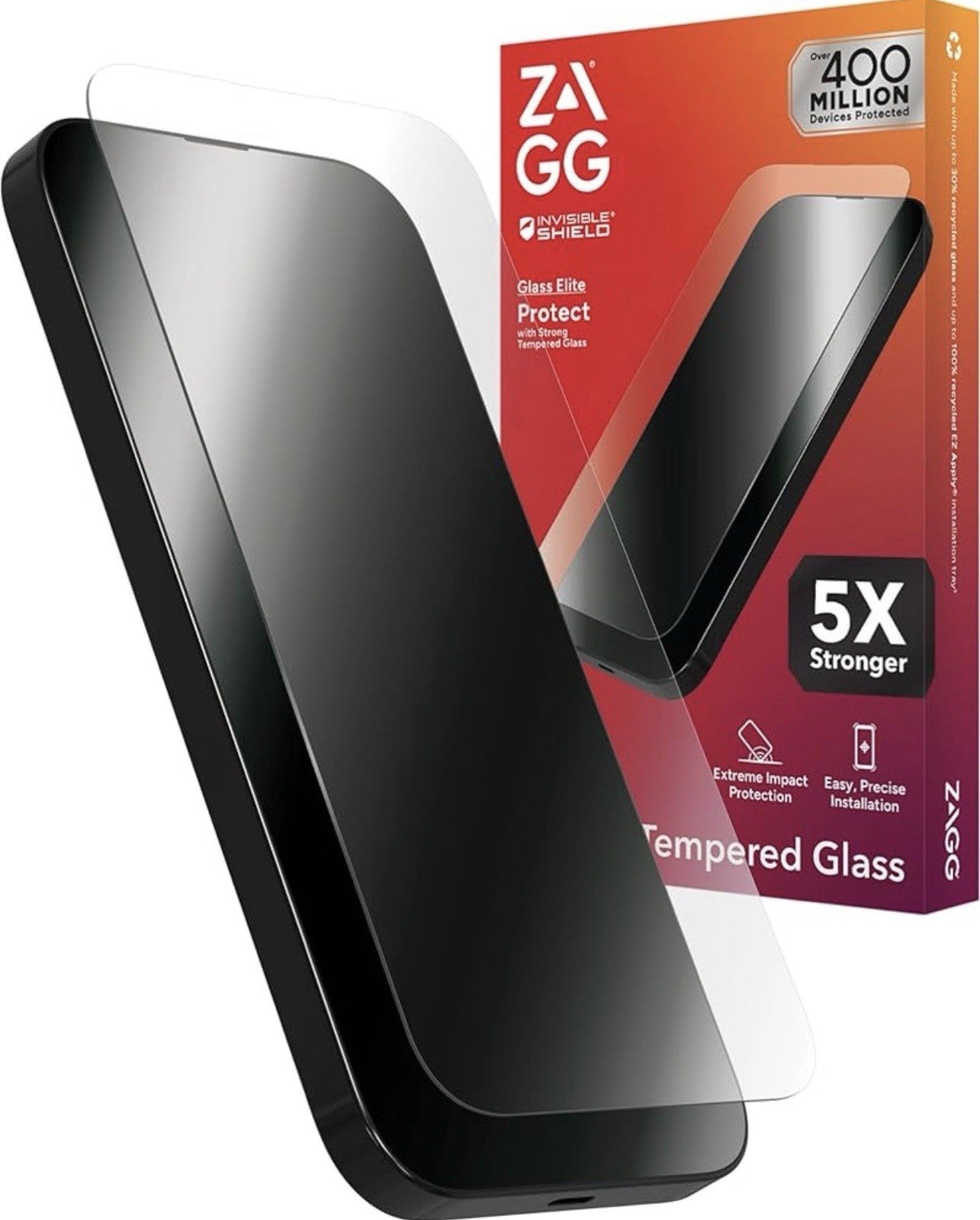 ZAGG Invisible Shield Glass Elite Screen Protector 5X Stronger Apple iPhone 15