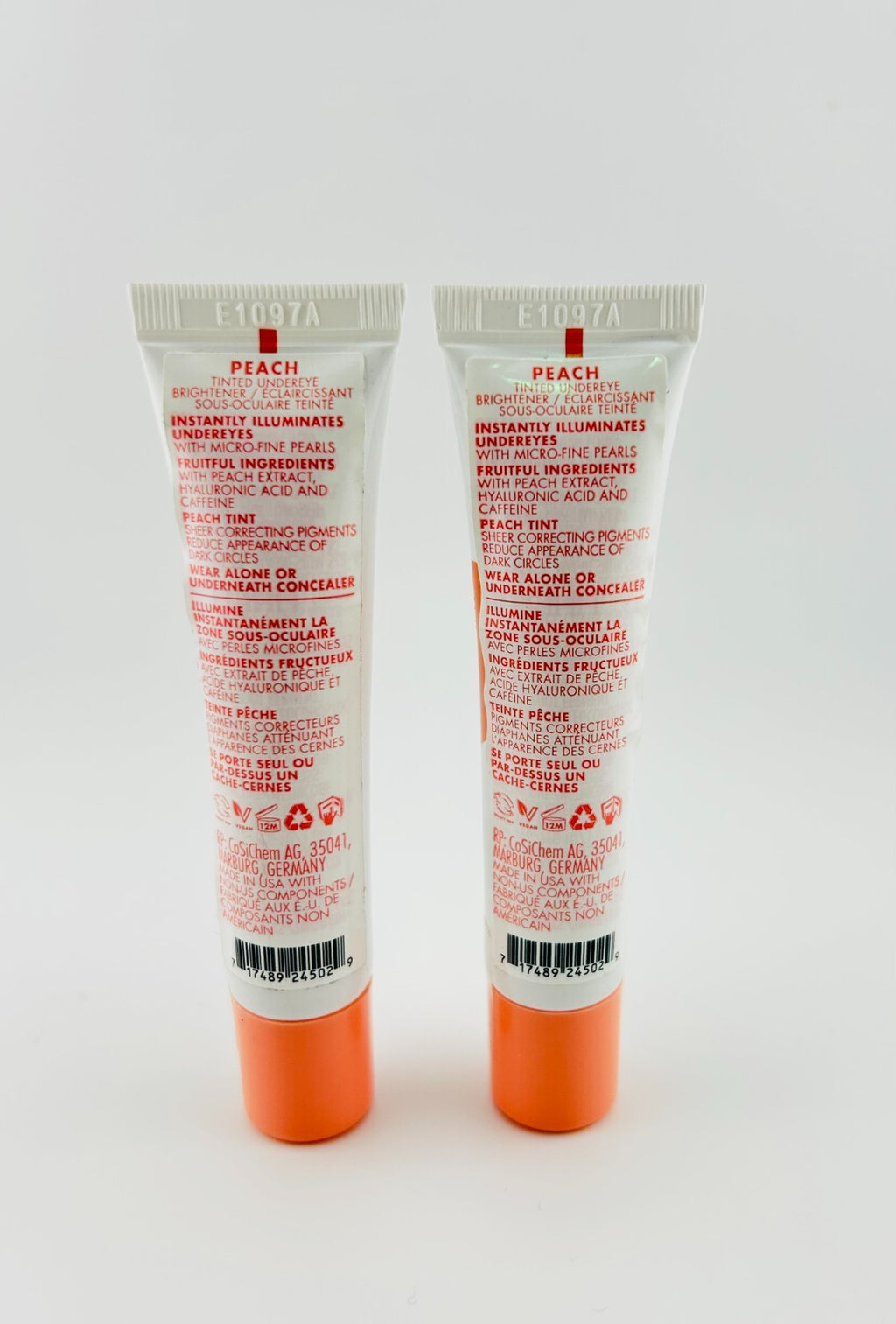 Set of 2 Milani Illuminate Peach Tinted Undereye Brightener - 0.51 fl. oz