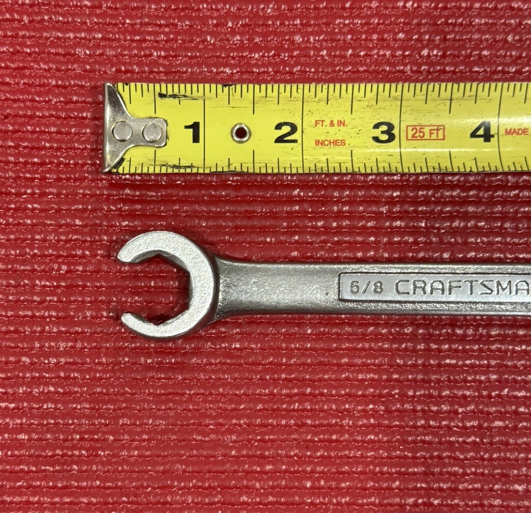 Craftsman V Series 5/8" X 11/16" Flare Nut Line Wrench Made in USA Excellent
