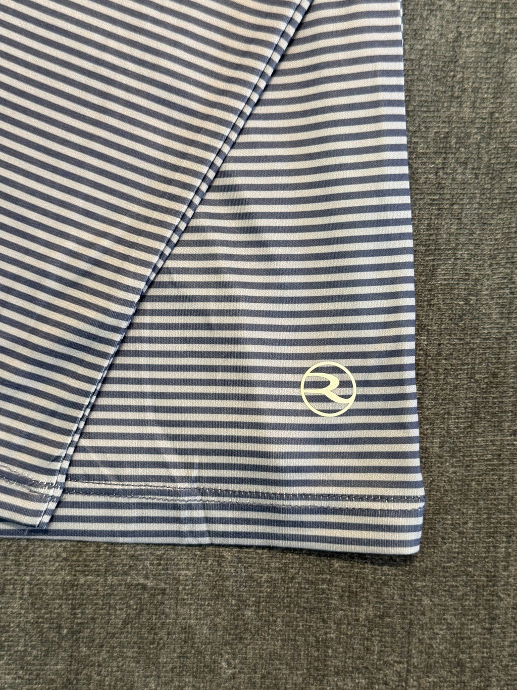 NWT Reel Life 1/2 Zip Long Sleeve UV Shirt Women’s Large Blue Striped Pullover