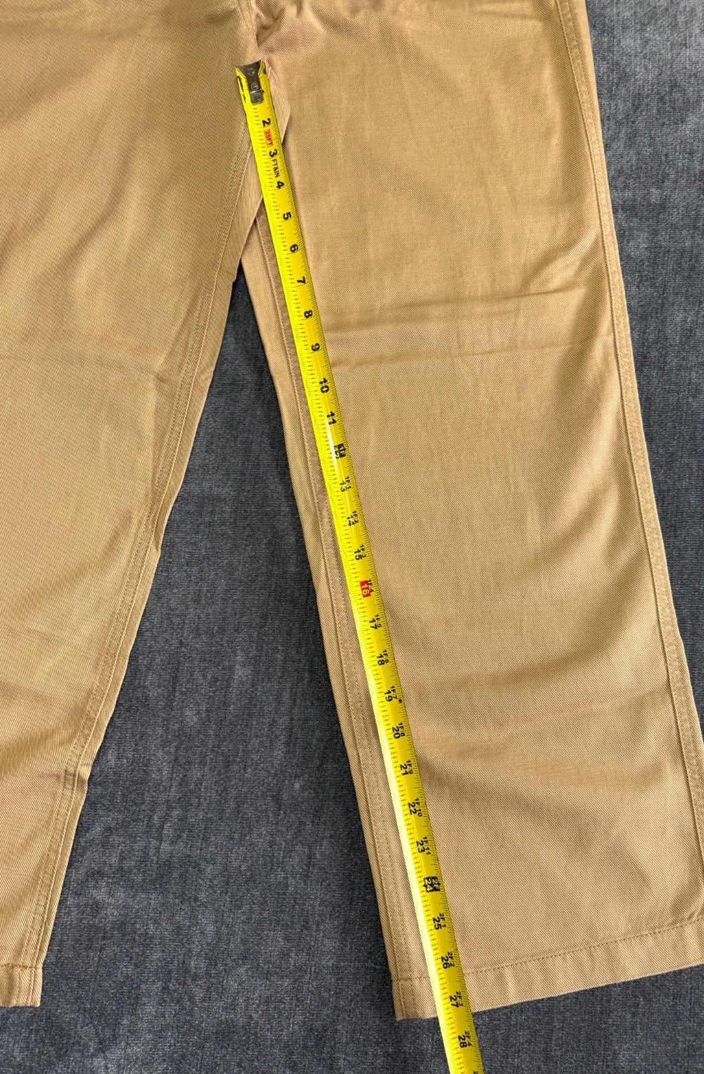 NWT Gap Easy Twill Pant Women's Medium Beige Straight Leg Elastic Waist Pull-On