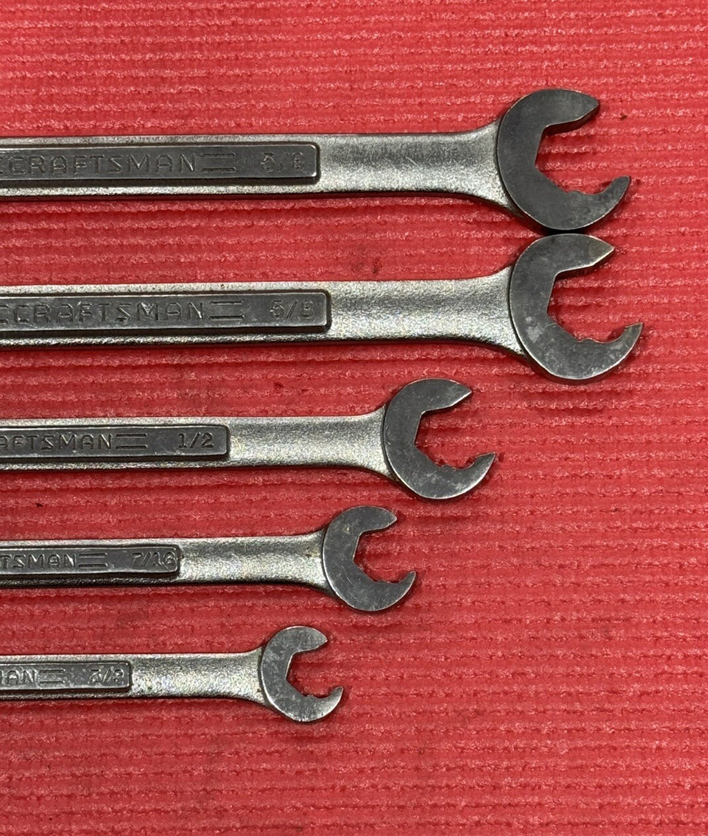 Craftsman 5pc Set SAE Combination Speed Wrench Set VA Series Made In USA