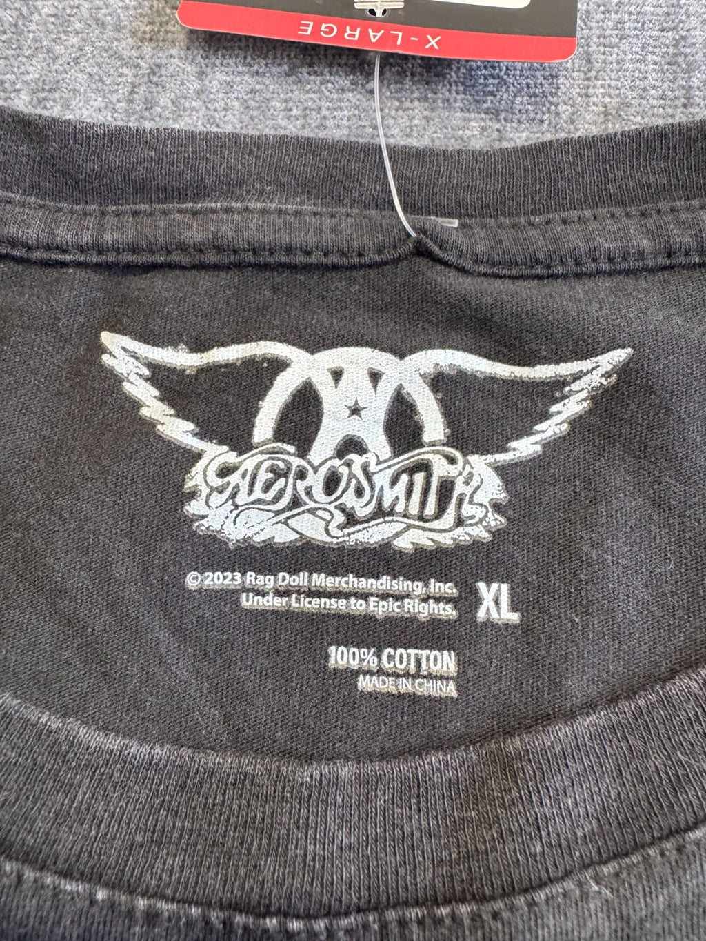 NWT Aerosmith Deuces are Wild Graphic Tee Shirt Women's XL Black 100% Cotton
