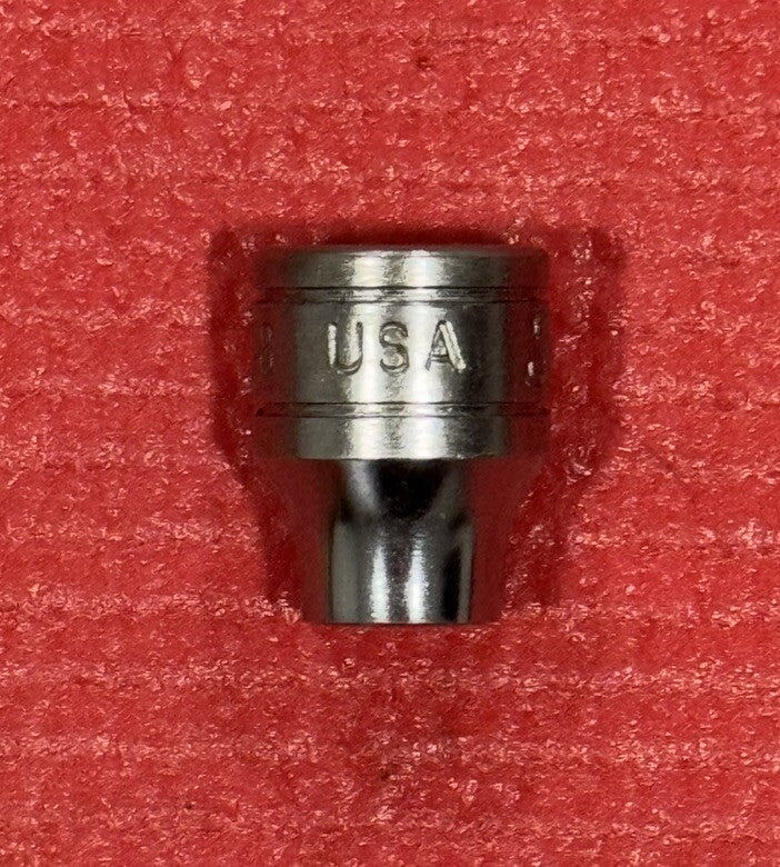 Snap-On Tools NEW F-308 3/8" Drive 1/4" SAE 8 Point Double Square Socket USA