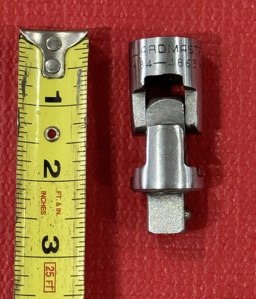Vintage Wardmastr Tools 84-4863 1/2” Drive, Universal Socket Adapter Made In USA