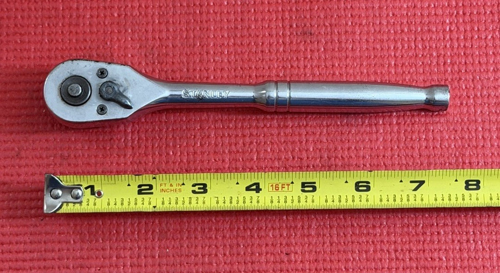 Vintage Stanley Tools 91-929 Reversible Ratchet Wrench 3/8" Drive Quick Release-