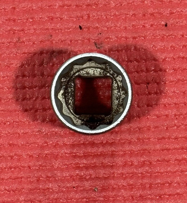C Walter Germany NR. 1410 SAE 13/16” Shallow Socket 1/2” Drive 12 Point DIN3124