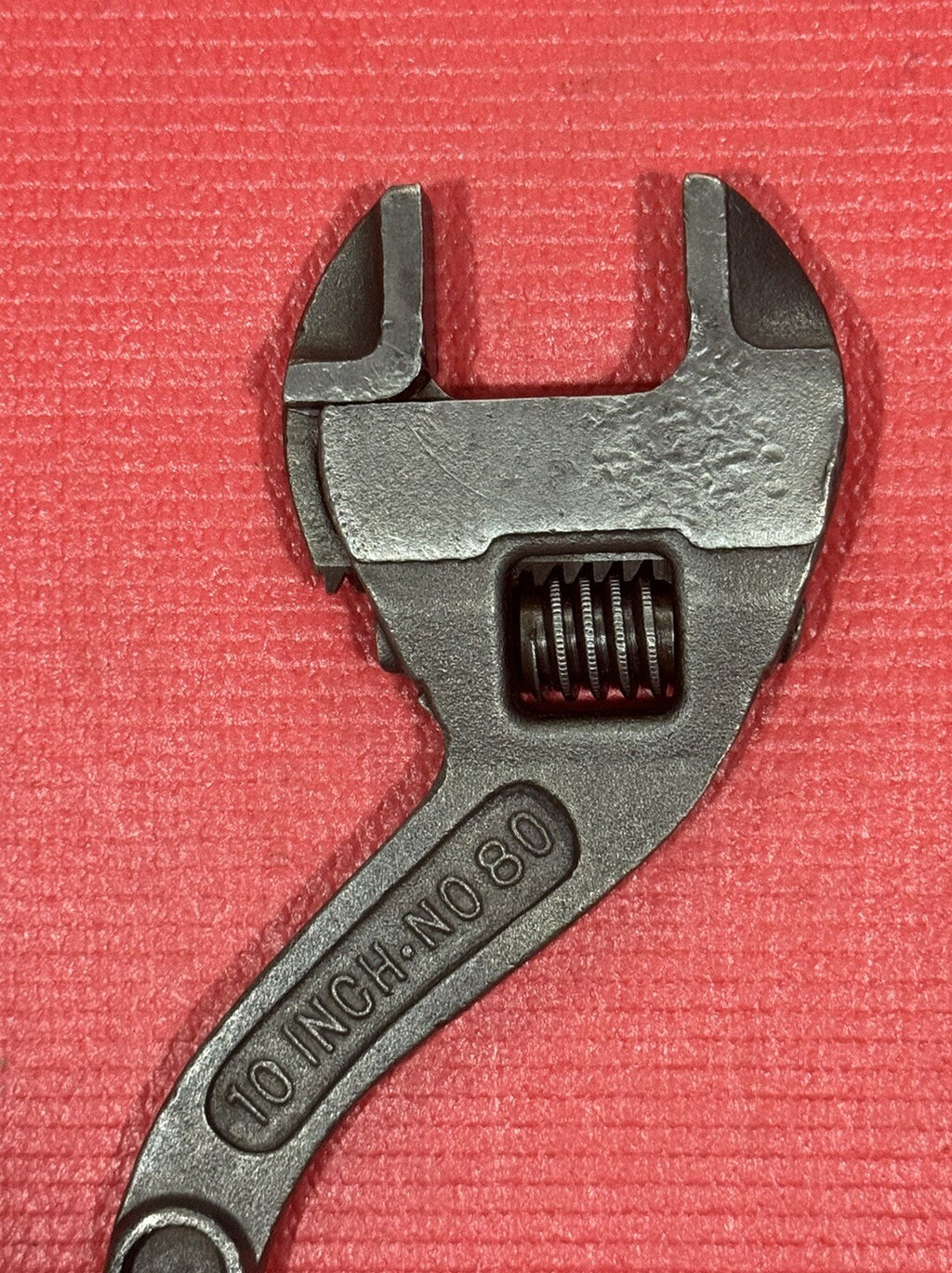 Westcott The Keystone MFG No.80 10” Adjustable Wrench S Curved Handle Buffalo NY