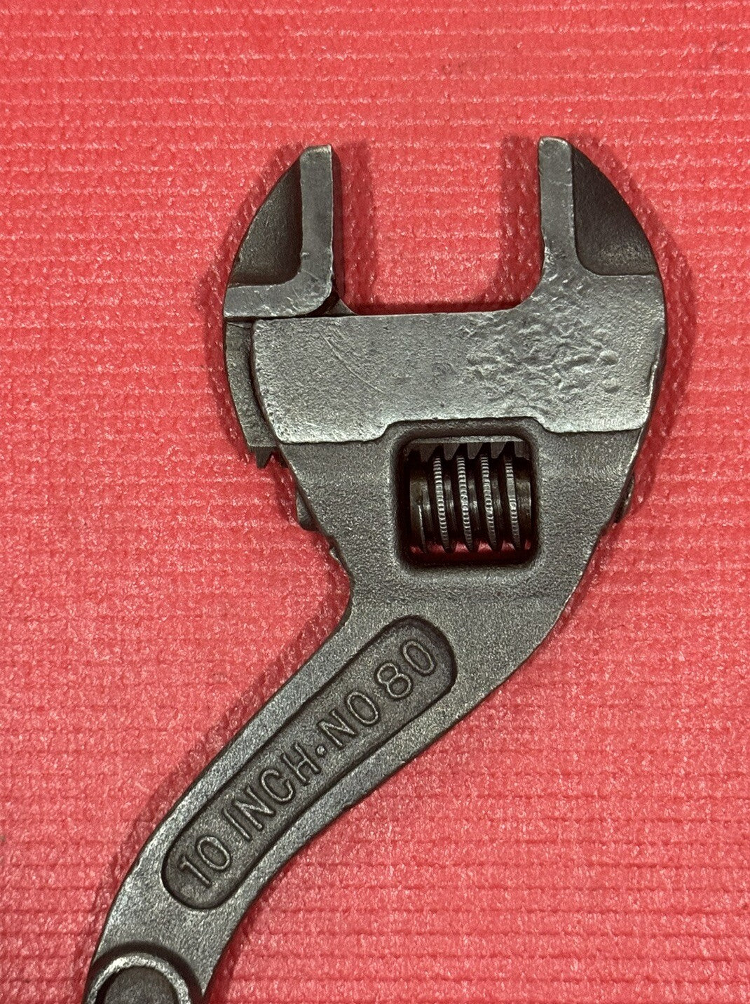 Westcott The Keystone MFG No.80 10” Adjustable Wrench S Curved Handle Buffalo NY