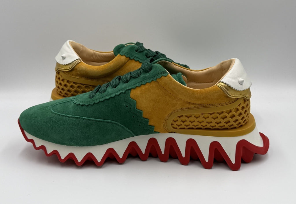 AUTHENTIC Christian Louboutin Loubishark Men's Suede Size 41.5 EU, 8.5 US NEW
