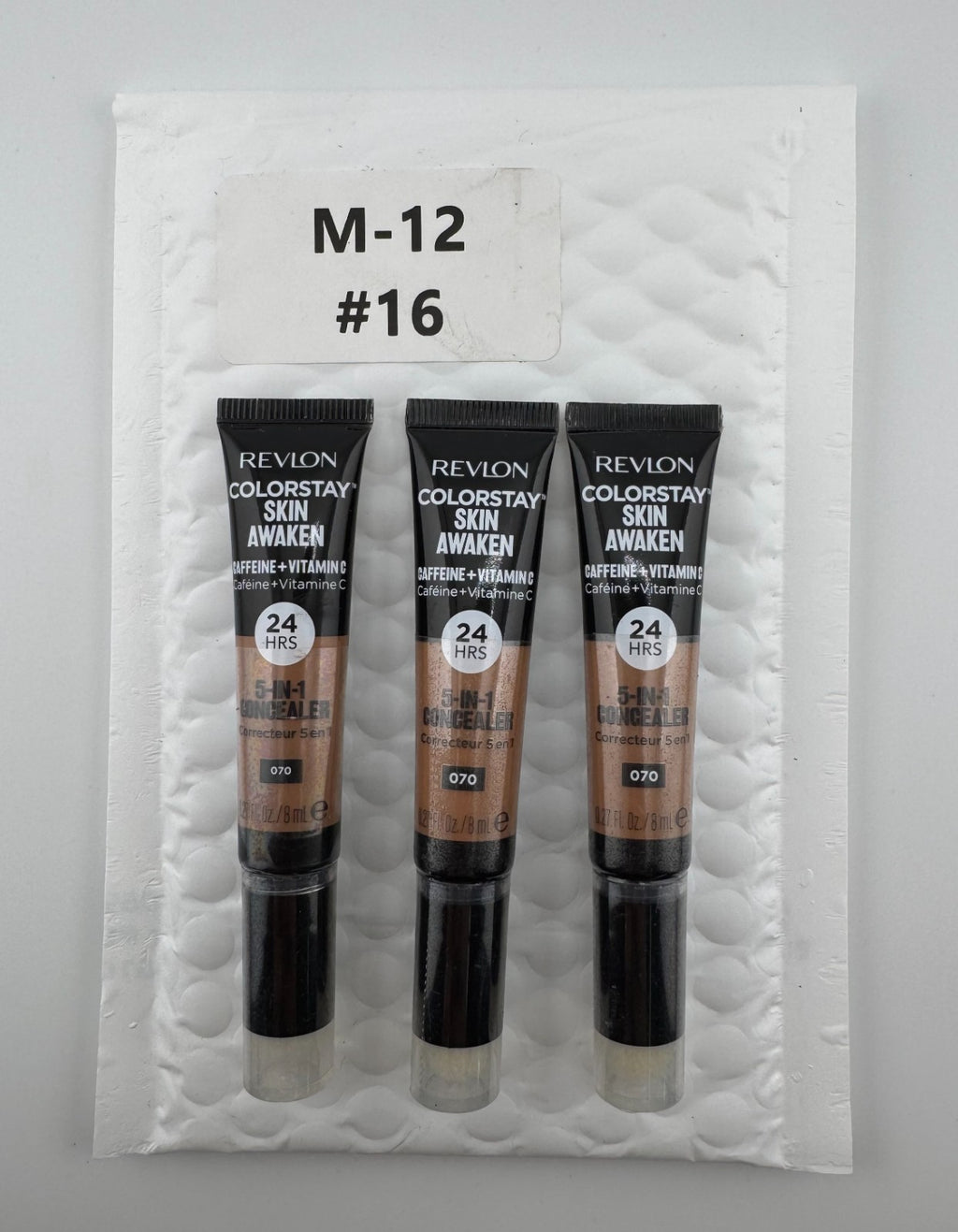Revlon ColorStay Skin Awaken 5-in-1 Concealer Shade 070 24HR Wear - Lot of 3