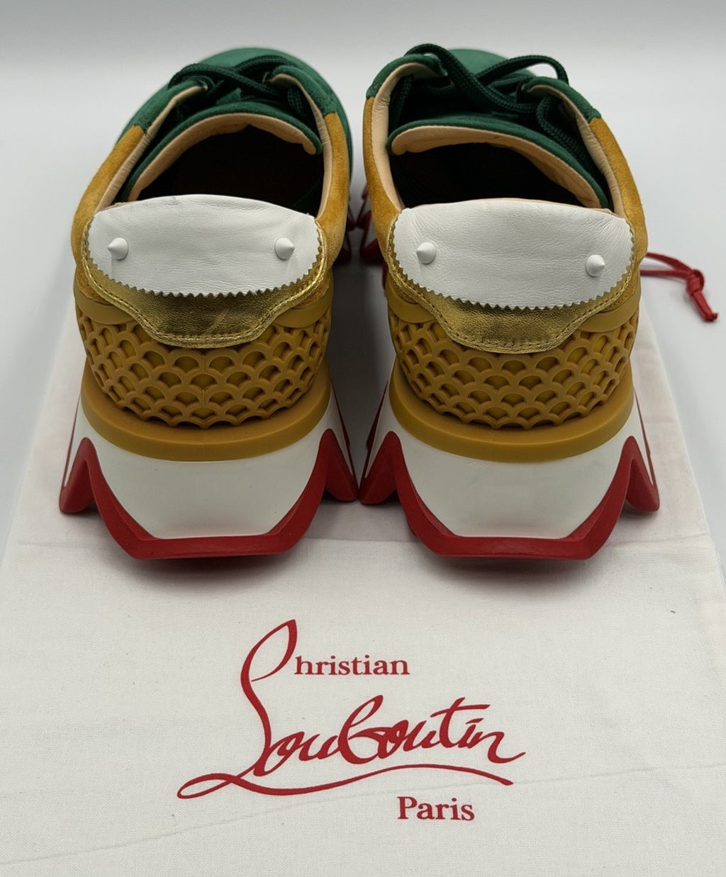 AUTHENTIC Christian Louboutin Loubishark Men's Suede Size 41.5 EU, 8.5 US NEW