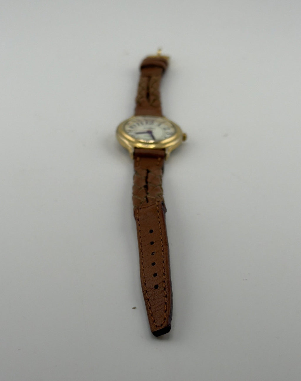 Gitano Womens Gold Tone Quartz Watch 865QS V377 Metal Bezel Base Japan Movt