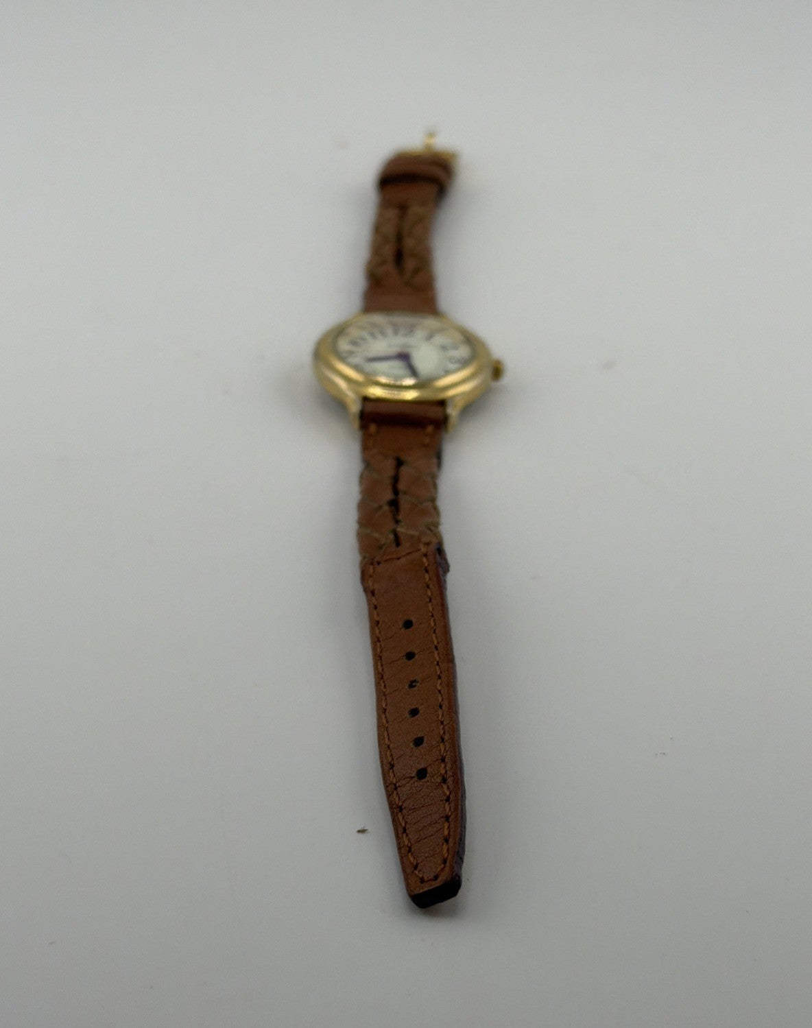 Gitano Womens Gold Tone Quartz Watch 865QS V377 Metal Bezel Base Japan Movt