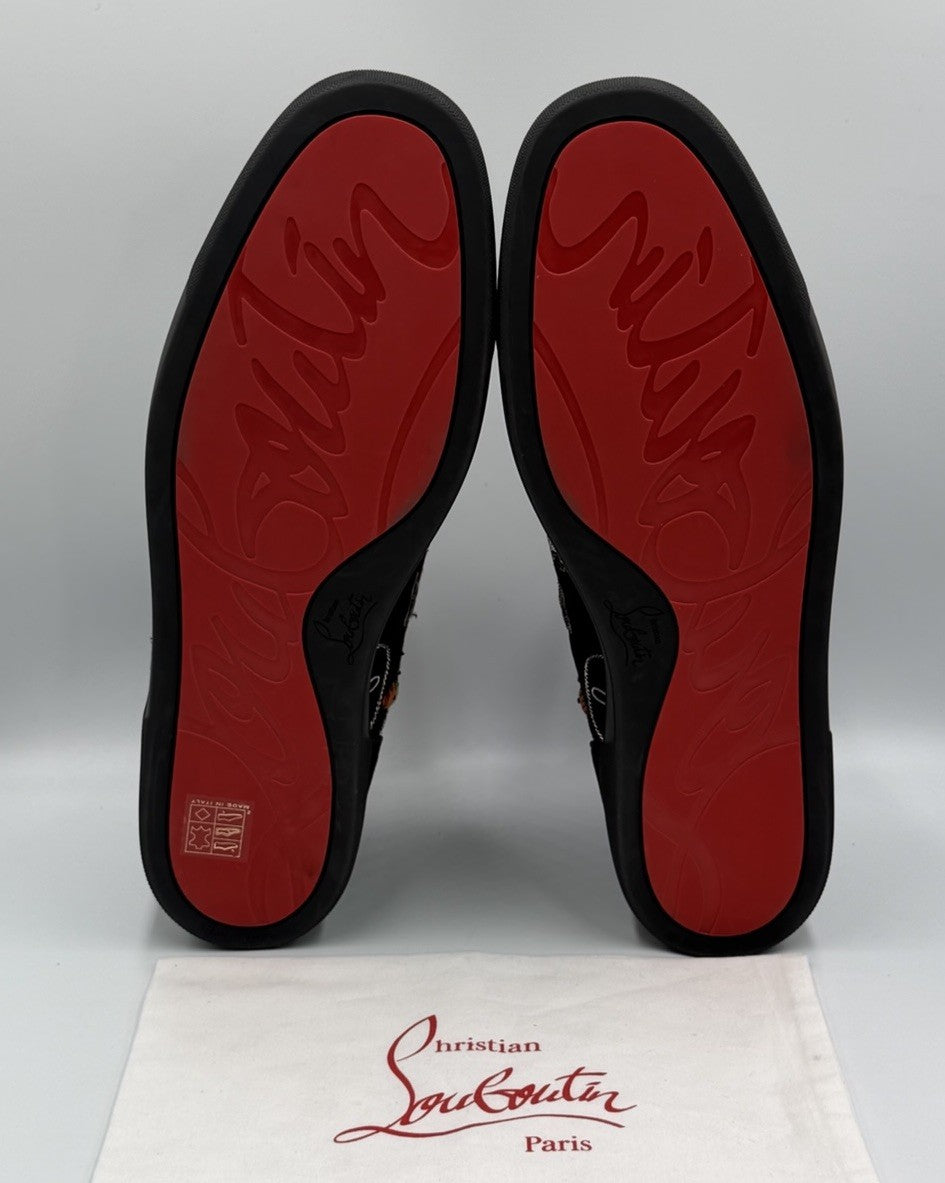 Authentic Christian Louboutin Limited Edition Embroidered Size EU 48; US 15