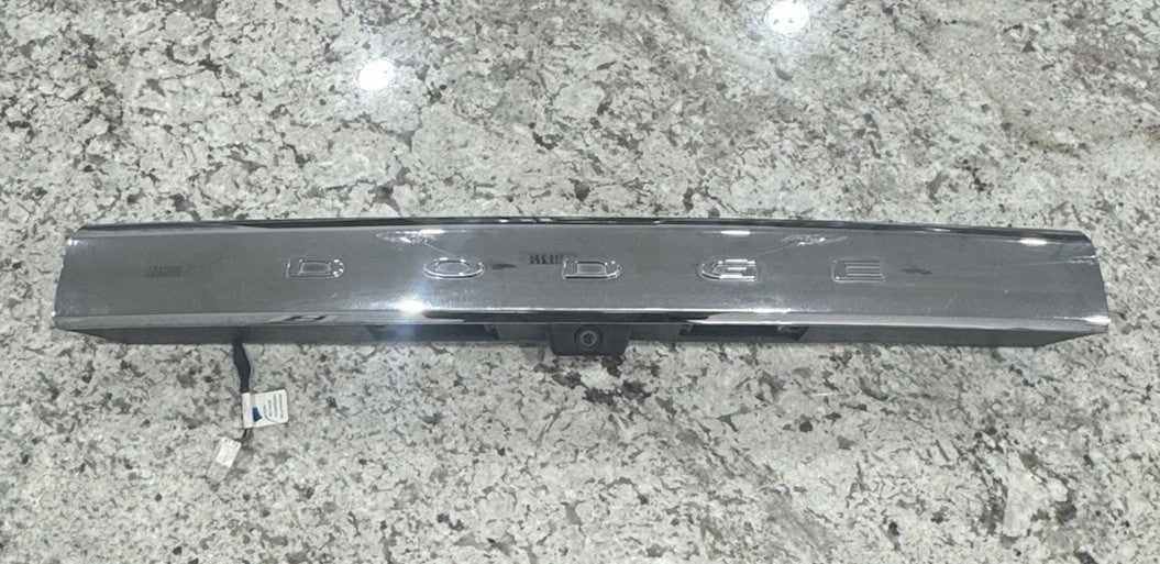 2011 2012 2013 DODGE DURANGO OEM CHROME TRUNK MOLDING TRIM GARNISH WITH CAMERA