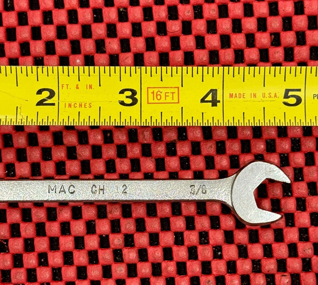 MAC Tools CH12  3/8” 6 Point Combination Wrench, 4-1/2” Long, Made In USA N9