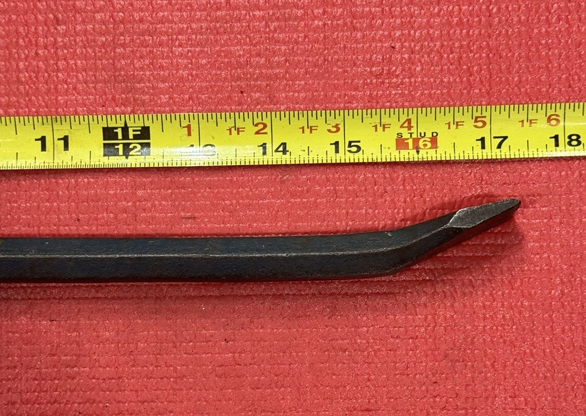 STANLEY TOOLS No. H1218 Pry Bar 17" Long Made in USA