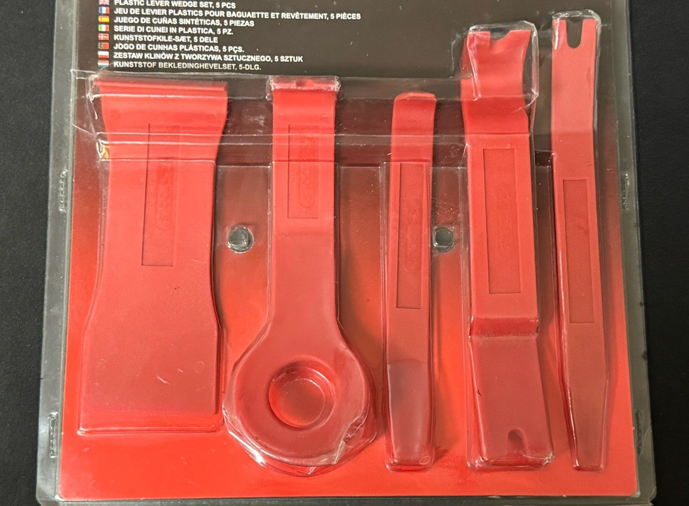 NEW KSTOOLS 911.8120 5 PC plastic lever wedge set