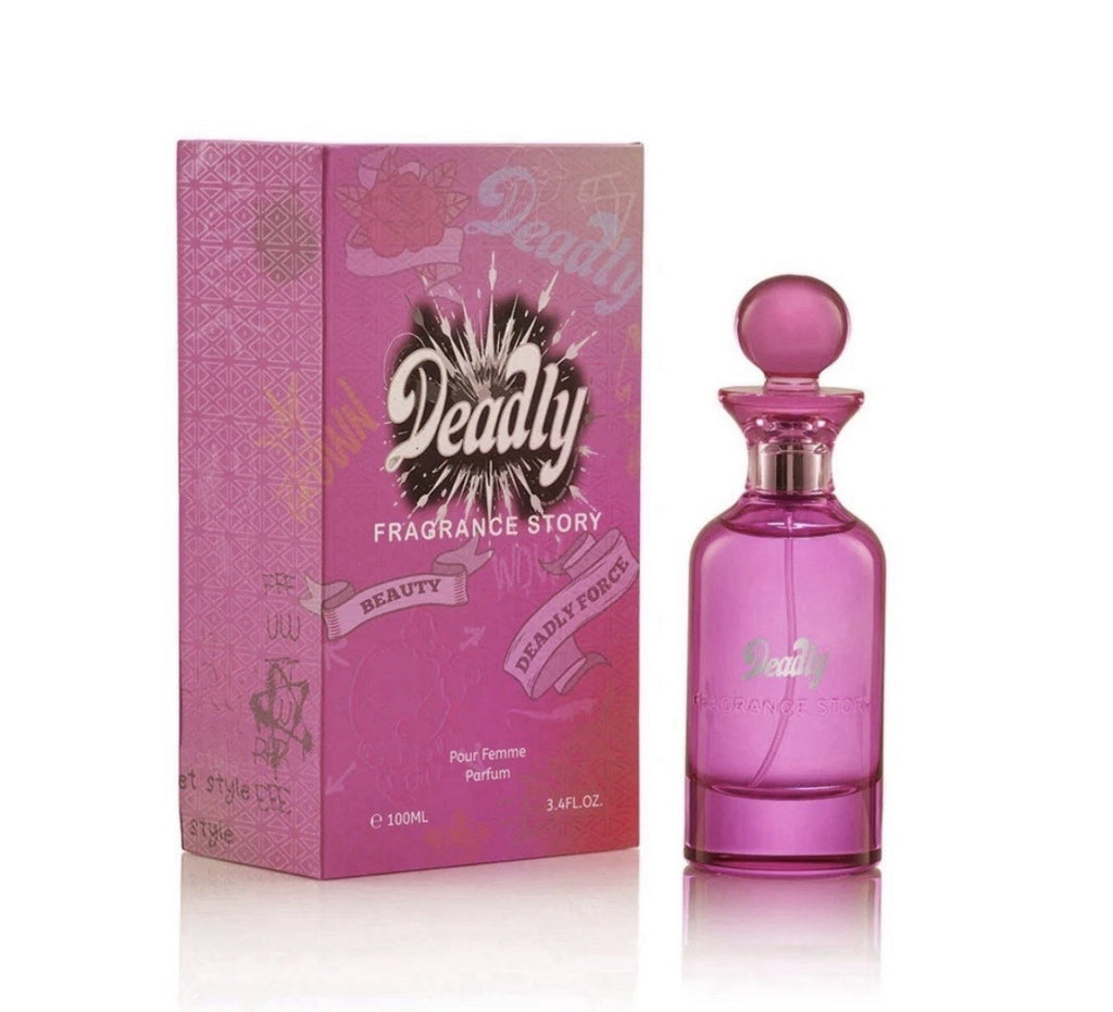 FRAGRANCE STORY Deadly For Women Parfum 3.4 fl oz/100 ml NEW IN BOX