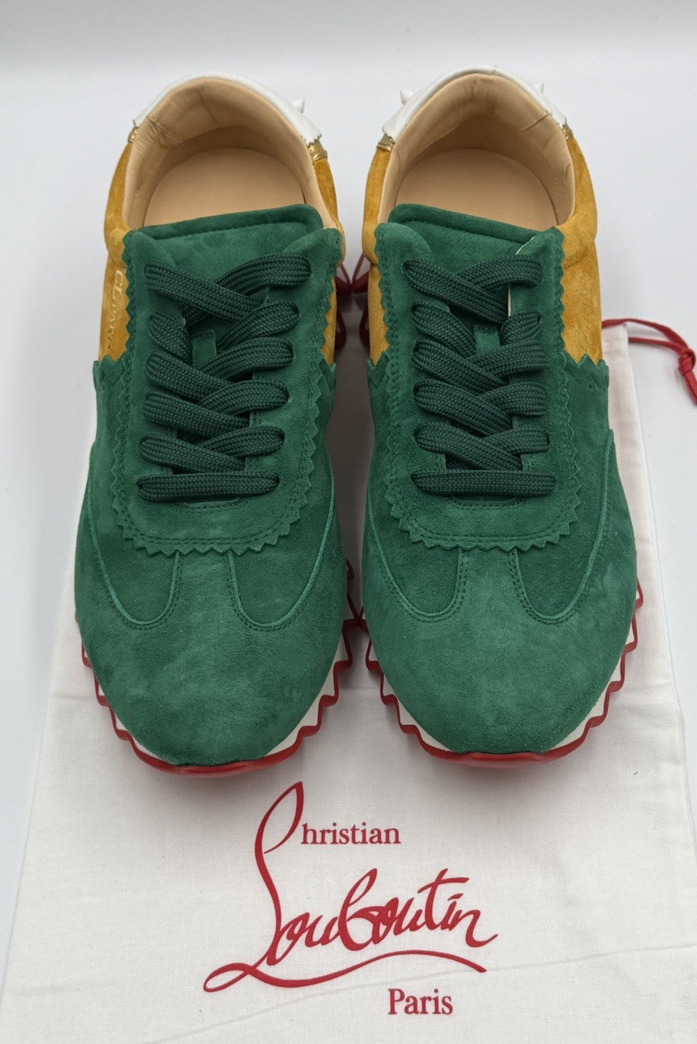 AUTHENTIC Christian Louboutin Loubishark Men's Suede Size 41.5 EU, 8.5 US NEW