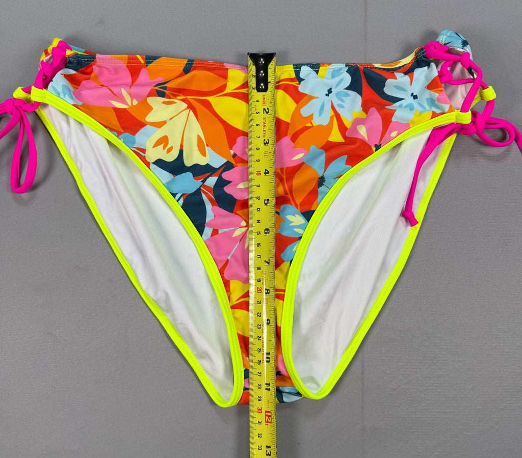 NWT Blooming Jelly 2 Piece Bikini Set Women’s XL Tropical Floral Summer Swimsuit
