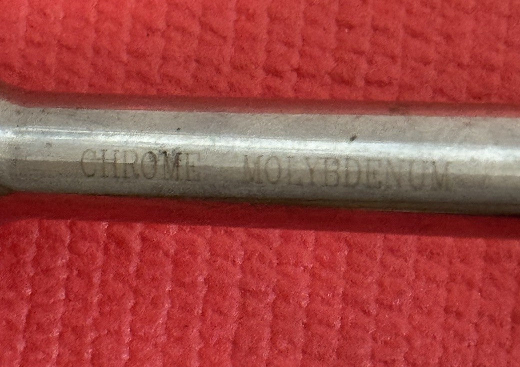 Vintage Chrome Molybdenum 1/2” Drive Reversible Ratchet Very Rare
