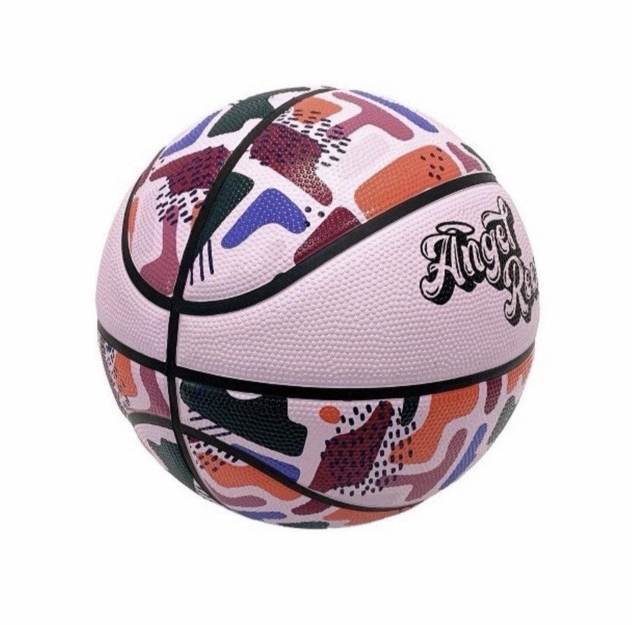 New Angel Reese Unapologetically Angel Outdoor Basketball Pink - Size 6 28.5"