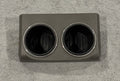 07-14 Ford Expedition Navigator OEM Console Rear Cup Holder Trim Bezel Grey