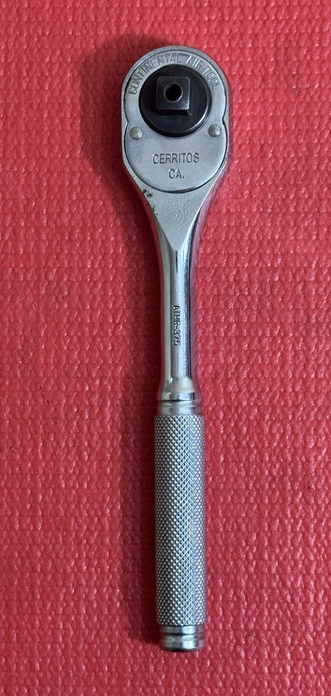 VINTAGE CONTINENTAL AIR TOOL NO. ATHR-375  3/8" DRIVE  RATCHET CERRITOS, CA. USA