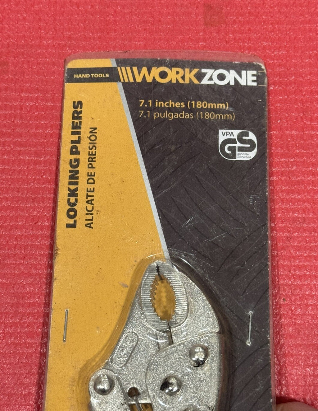 New Work Zone Cr-v Locking Pliers 7.1" Long Hand Tool