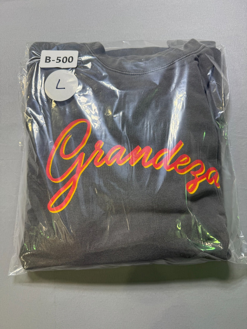 NWOT Grandeza Crew Neck Cotton Sweatshirt Men’s Large Gray Long Sleeve Outdoor