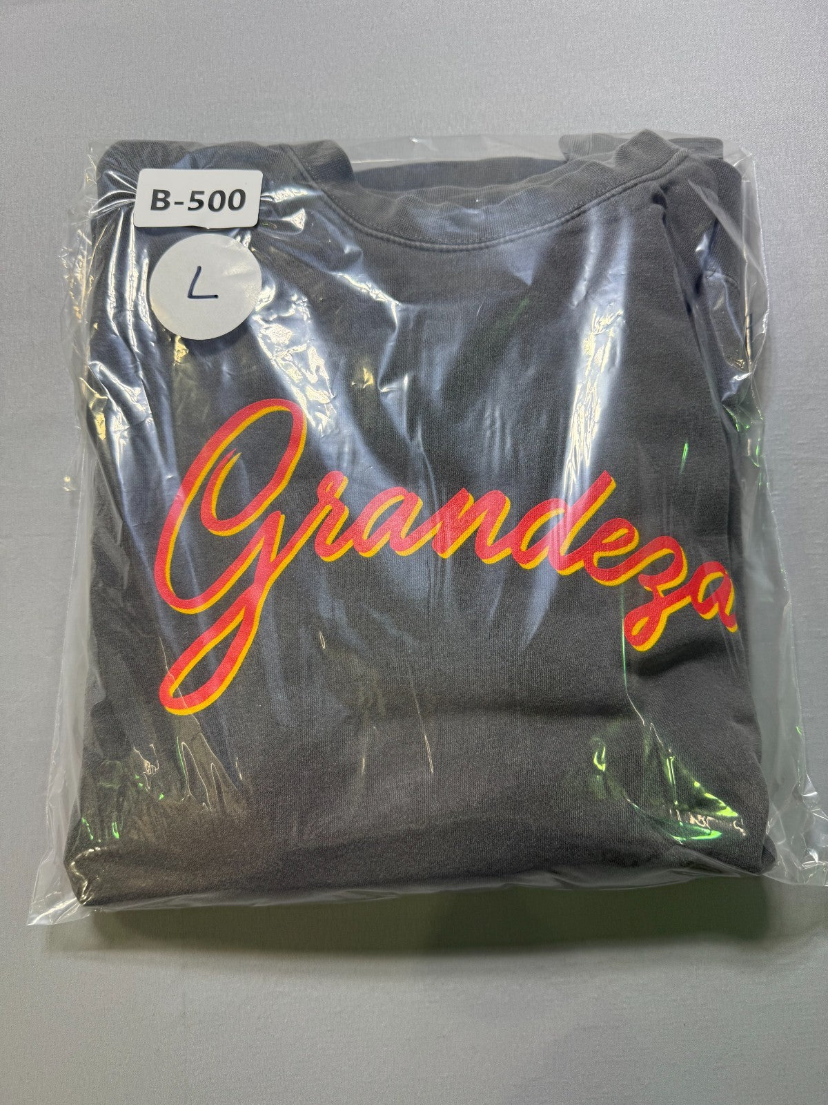 NWOT Grandeza Crew Neck Cotton Sweatshirt Men’s Large Gray Long Sleeve Outdoor