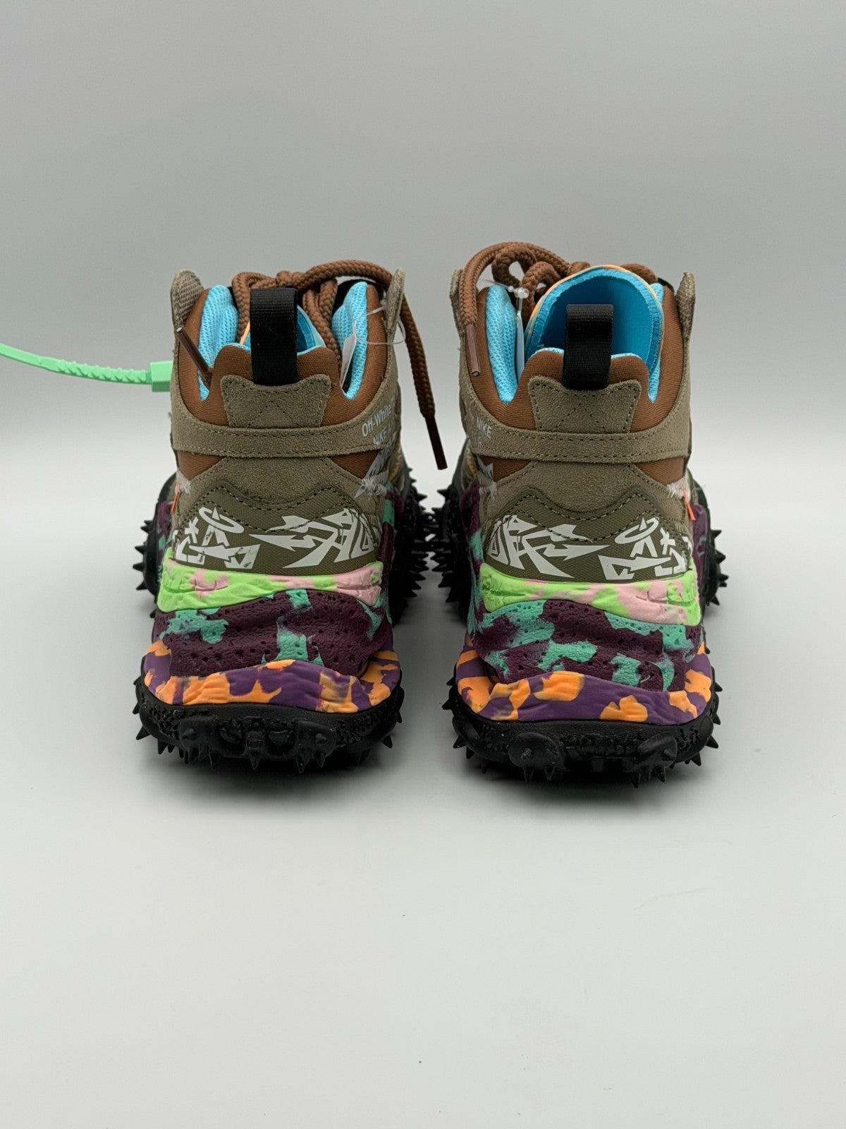 Off-White X Nike Air Terra Forma Sneakers Men's 6 Archaed Brown Green DQ1615-200